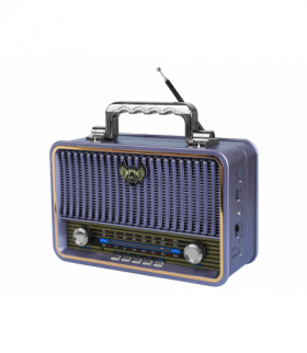 Radio przenośne FM/USB/SD/AUX/BT Retro. akumulator. LXMD1908