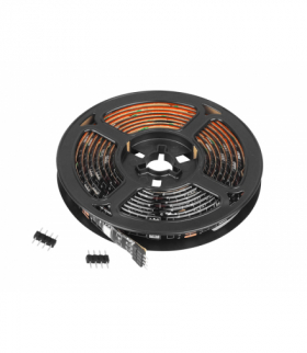 Sznur diodowy USB, 5050, 60 diod, 2 m, RGB, Bluetooth, do TV. LXL1454