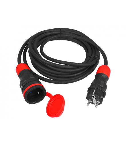 Przedłużacz hermetyczny KEL, 3 x 1,5 mm, 5 m, IP54. LXCE014
