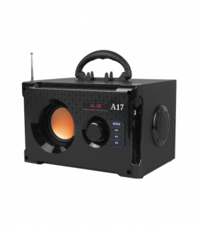 Radio przenośne Bluetooth, 3 głośniki, USB, TF Card, AUX, pilot, z wbudowanym akumulatorem. LXA17BT