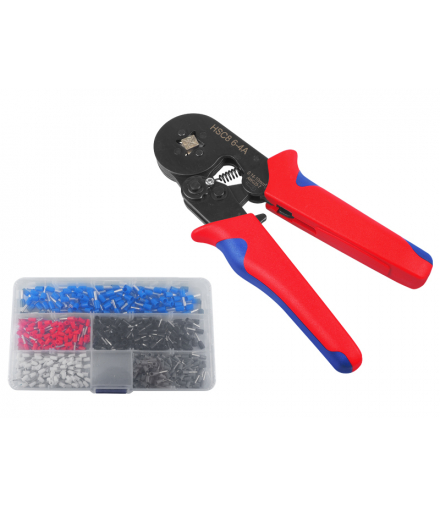 Zaciskarka do tulejek 0,14-10 mm + tulejki 500 szt. LXAST269