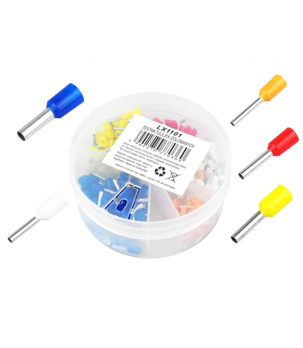 Zestaw tulejek izolowanych 400 sztuk. LX1101