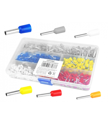 Zestaw tulejek izolowanych 600 sztuk. LX1102