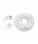 Przedłużacz ogrodowy Elcan, 40 m (OWY 3x1), biały. LXOGR40/3