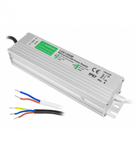 Zasilacz LED wodoodporny IP67 12 V/120 W. LXTRF100