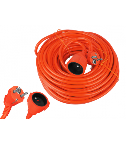 Przedłużacz ogrodowy trzyżyłowy 3x2,5 mm, 30 m, pomarańczowy. LXPO130