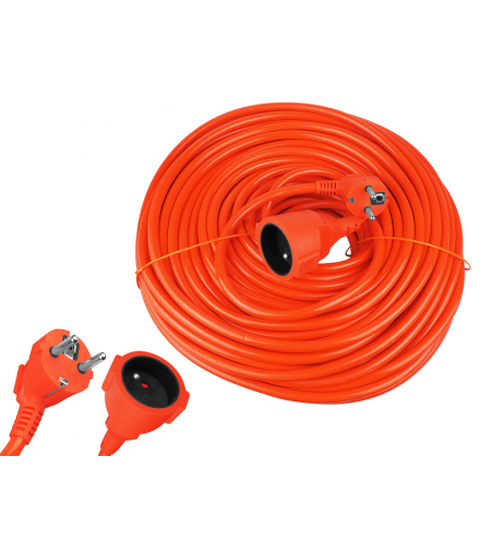 Przedłużacz ogrodowy trzyżyłowy 3x2,5 mm, 50 m, pomarańczowy. LXPO150