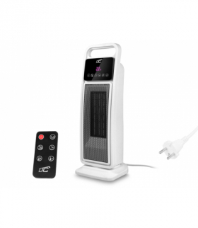 Termowentylator LTC regulowany z grzałką ceramiczną,biały, 1400/2000W, PILOT, WT15. LXWT15