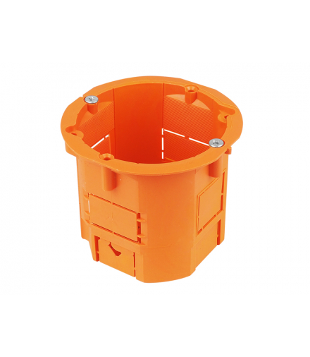 Puszka końcowa jednokrotna 60 x 60 p/t, głęboka, pomarańczowy. LXPK-60/60M