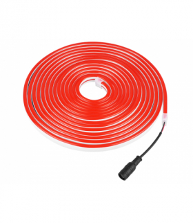Sznur diodowy LED NEON FLEX jednostronny 2835, 12 V, 5 m, czerwony. LXNL07