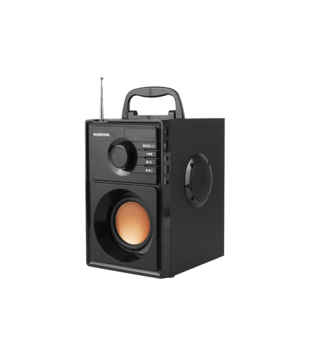 Radio przenośne z akumulatorem, Bluetooth, 3 głośniki, USB, TF Card, AUX. LXA10BT