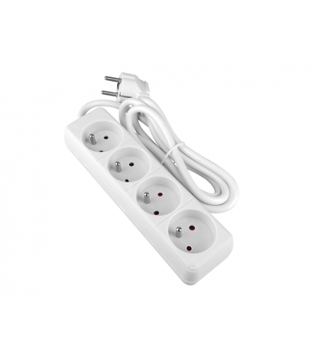 Przedłużacz sieciowy-470 1.5m, 4 gniazda z uziemieniem LXPR470/1.5