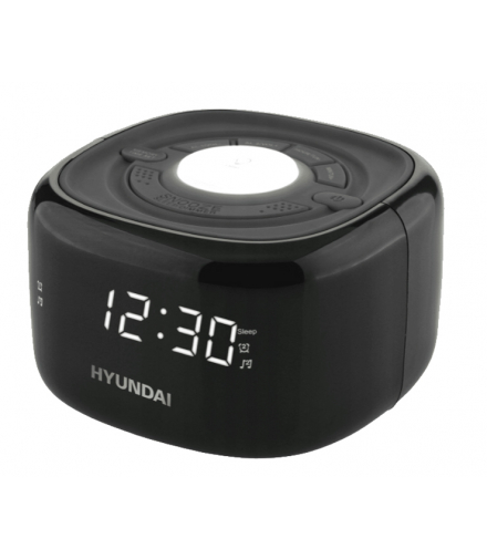 Radiobudzik HYUNDAI RAC340PLLBW zegar,radio FM,alarm ,wbudowana lampka nocna LXRAC340