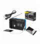 Radio prznośne MK-011 wyświetlacz, USB, MicroSD, AUX z baterią BL-5C i kablem Micro USB, niebieskie. LXMK011/N