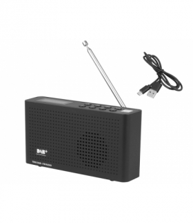 Radio przenośne OPTICUM TON3 DAB+/FM czarne LXAKC0019