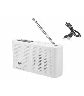 Radio przenośne OPTICUM TON3 DAB+/FM białe LXAKC0020