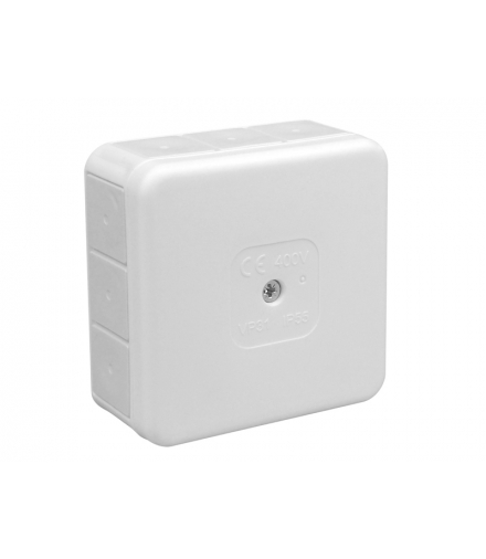 VP-31 Puszka nt 85x85x37mm IP55 400V 12wl.dł.gum.pusta biała LX03101