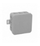 V5 Puszka n/t 75x75x41mm IP54 12-wl klik z osł.popiel LX03503