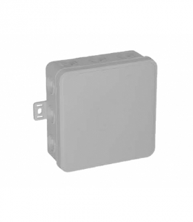 V7 Pusz.n/t 100x100x41mm IP54 12-wl klik z osł.popiel elast. LX03703
