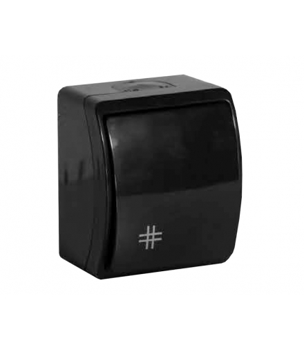 VW-4 Koala Łącznik krzyżowy n/t IP44 czarny LX15405