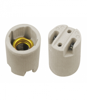 Oprawka E14, porcelanowa. LXOE14P