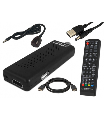 Tuner, Dekoder DVB-T2/HEVC ESPERANZA EV109 H.265. LXEV109