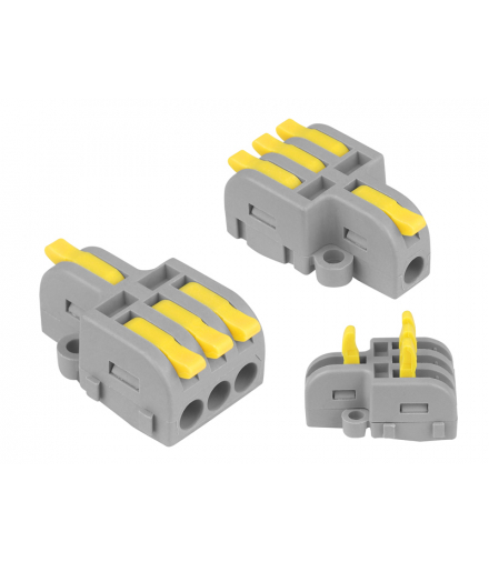 Złączka elektryczna automatyczna 1 na 3 przewody, 32A, 250V LXZE61