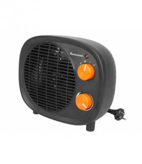 Termowentylator 2000W z termostatem RETRO czarny RAVANSON FH2000RB