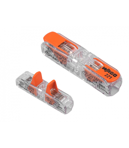 WAGO SZYBKOZŁACZE UNIWERSALNE PRZELOTOWE 2x0.2-4mm op.60szt LX2212411