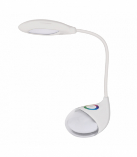 Lampka biurkowa SMD LED BOA LED WHITE RGB IDEUS 04000
