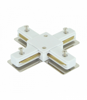 Łącznik do szynoprzewodów CONNECTOR X WHITE IDEUS 04034