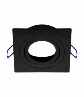 Oprawa sufitowa wpuszczana, oczko LUBA D BLACK IDEUS 04044