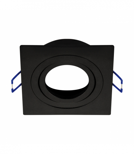 Oprawa sufitowa wpuszczana, oczko LUBA D BLACK IDEUS 04044