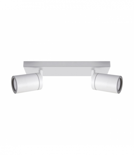 Oprawa ścienno-sufitowa TENOR GU10 2L WHITE IDEUS 04070