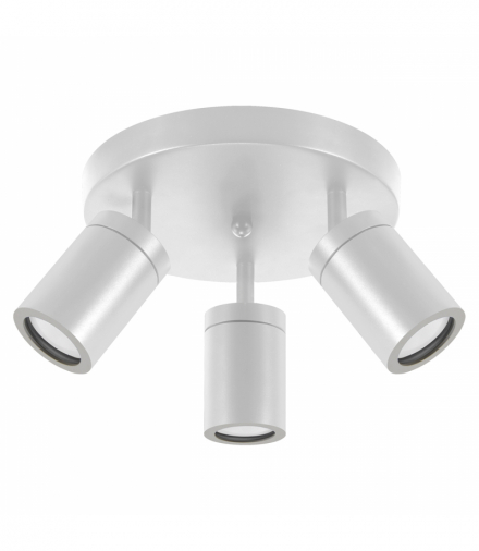Oprawa ścienno-sufitowa TENOR GU10 3C WHITE IDEUS 04074