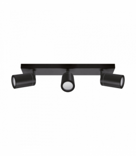 Oprawa ścienno-sufitowa TENOR GU10 3L BLACK IDEUS 04073