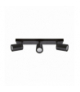 Oprawa ścienno-sufitowa TENOR GU10 3L BLACK IDEUS 04073
