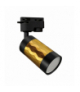 Oprawa do zamontowania na szynoprzewodzie PIANO TRA GU10 GOLD/BLACK IDEUS 04091