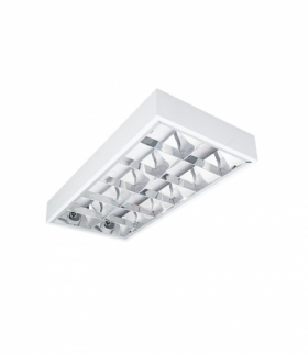 Oprawa rastrowa natynkowa NOTUS 4LED G13 biały Kanlux 22674