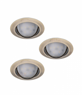 Zestaw opraw do wbudowania, oczko wraz z źródłem TRIBIS Kanlux 23842