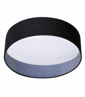 Plafoniera LED RIFA LED czarny / biały Kanlux 36462