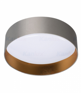 Plafoniera LED RIFA LED szary / złoty Kanlux 36466