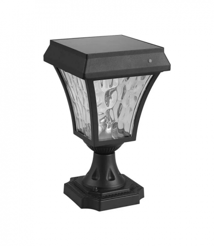 Solarna lampa stojąca ogrodowa, Wysokość: 250 mm, Obudowa: Czarna, Barwa:3w1, IP44 / V-TAC 2890