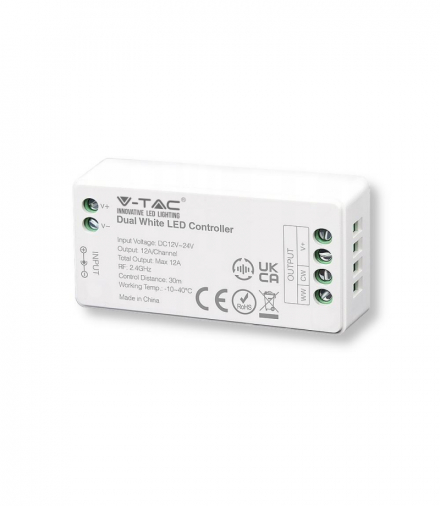 Sterownik Wifi do paska LED CCT, Zasilanie: 12V-24V V-TAC 2911