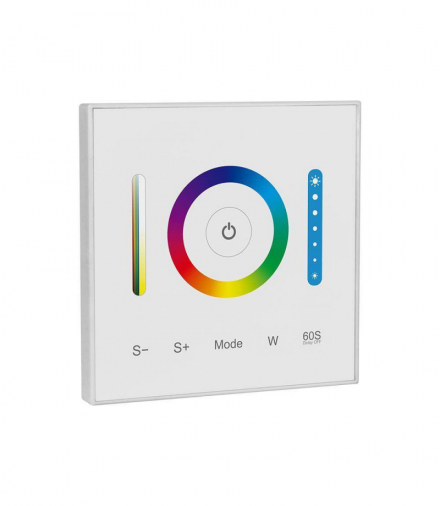 Naścienny sterownik Wifi do paska LED CCT, RGB, RGB+W, Obudowa: Biała V-TAC 2915
