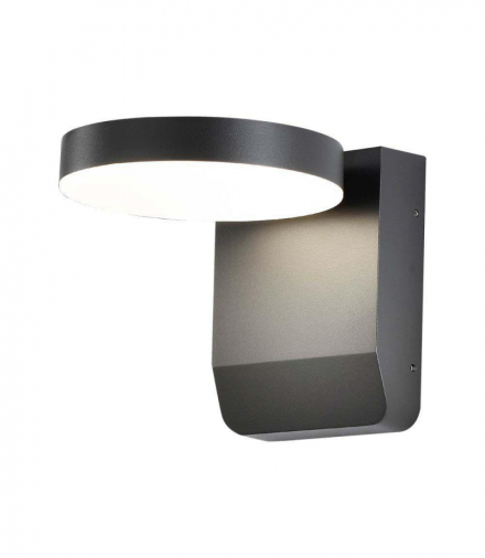 Lampa ścienna LED 17W, Ciepła, Barwa:3000K, Obudowa: Czarna, Okrągła V-TAC 2952