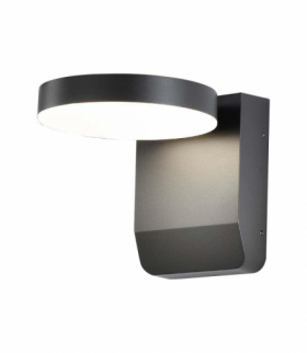 Lampa ścienna LED 17W, Neutralna, Barwa:4000K, Obudowa: Czarna, Okrągła V-TAC 2953