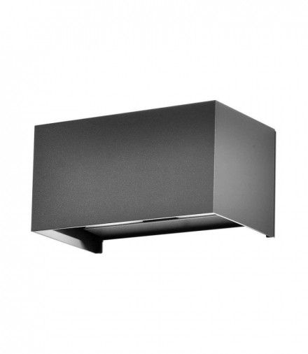 Lampa ścienna LED 24W, Neutralna, Barwa:4000K, Obudowa: Szara, Kwadratowa V-TAC 2980