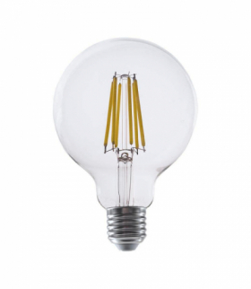 Żarówka LED E27 4W G95 Filament, Klosz Transparentny, Ciepła, Barwa:3000K, Skuteczność: 210lmW V-TAC 2994