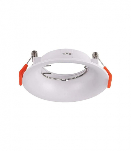 Oprawa wpuszczana Spot, Trzonek:GU10, Okrągła, Biały V-TAC 6632